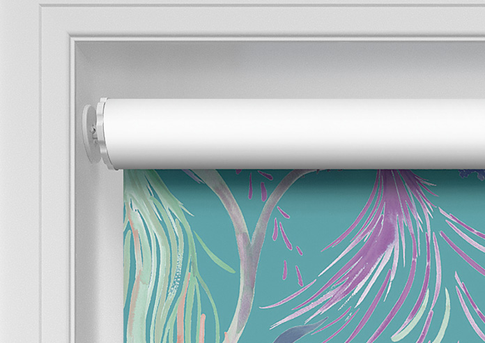 Birds of Paradise, Teal - Twist&Fit Roller Blind - Image 10